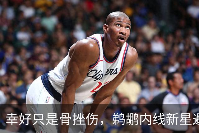 幸好只是骨挫伤，鹈鹕内线新星避免了重大伤病的发生？
